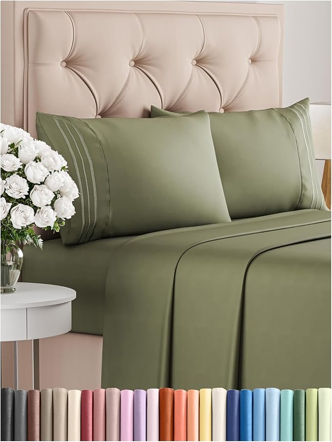 Cooling Bed Sheet Set - King - 4 Piece