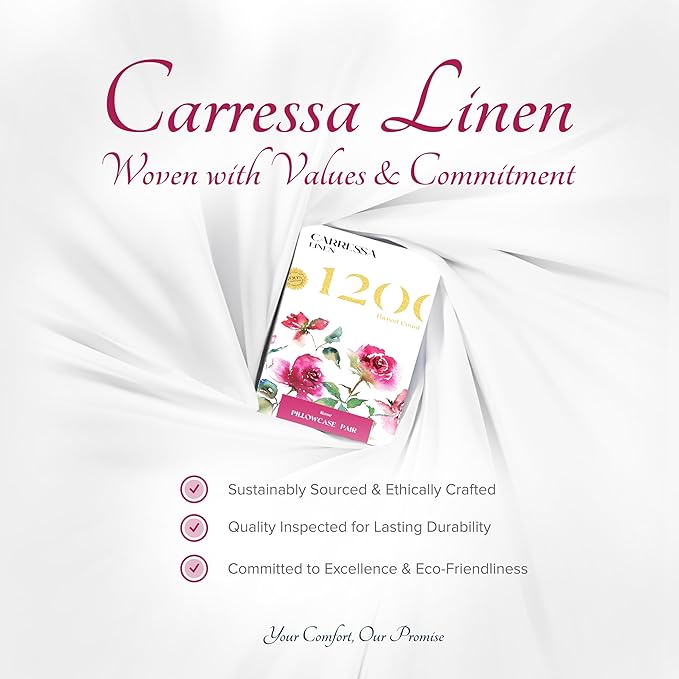 Linen Cooling Pillowcase Set - Queen - 2 Piece
