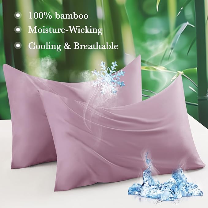 Bamboo Cooling Pillowcase - King