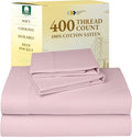 100% Cotton Bed Sheet Set - King - 4 Piece