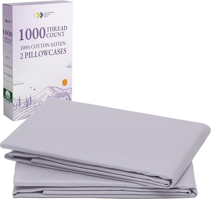 100% Cotton Pillowcase Set - Queen - 2 Piece