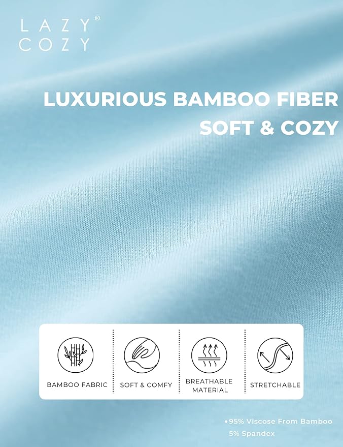 Bamboo Capri Pajama Set - Short Sleeve - 2 Piece