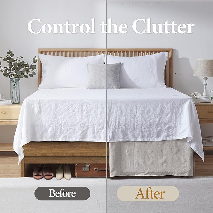 Linen Bed Skirt - Queen