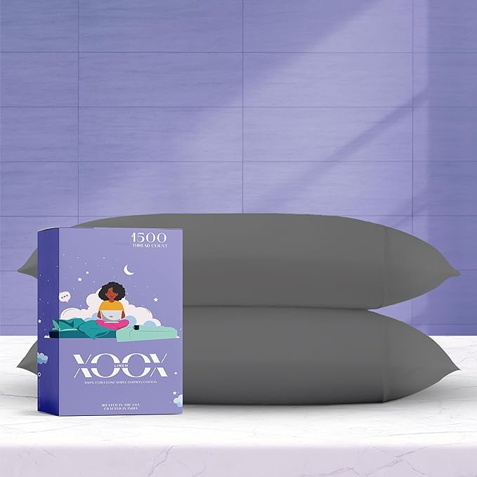 Linen Cooling Pillowcase Set - King - 2 Piece