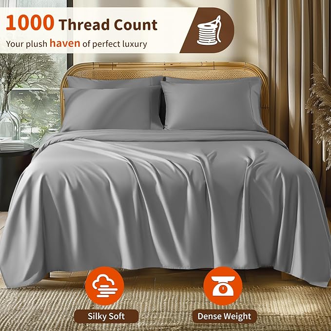 Bed Sheet Set - Queen - 6 Piece