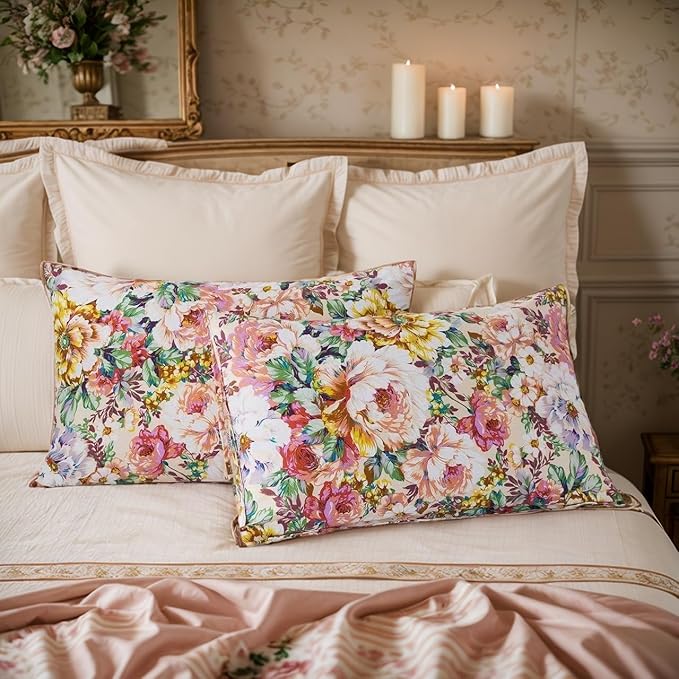 100% Cotton Bed Sheet Set - Twin - 4 Piece