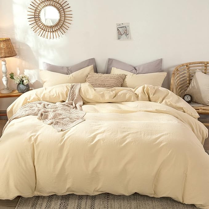 Linen Duvet Cover Set - Queen