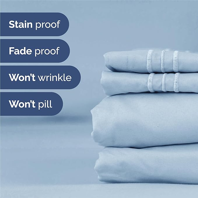 Cooling Bed Sheet Set - Split King - 5 Piece