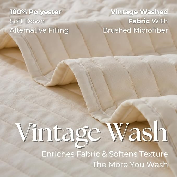 Linen Quilt Set - King