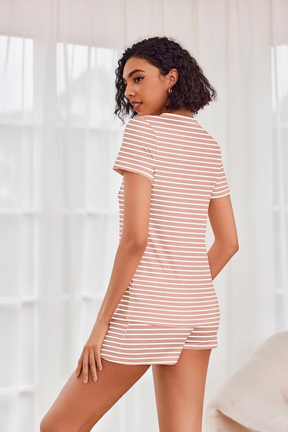 Women's Pajama Set - Short Sleeve - 2 Piece