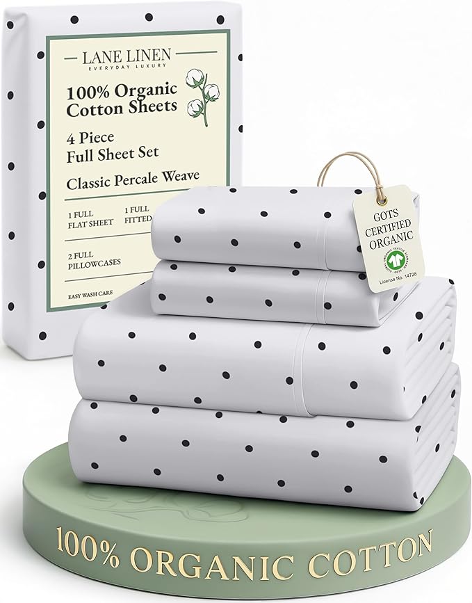Linen Bed Sheet Set - Full - 4 Piece