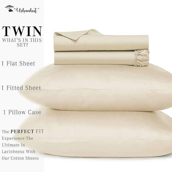 Bed Sheet Set - Twin - 16 in Deep Pocket - 3 Piece