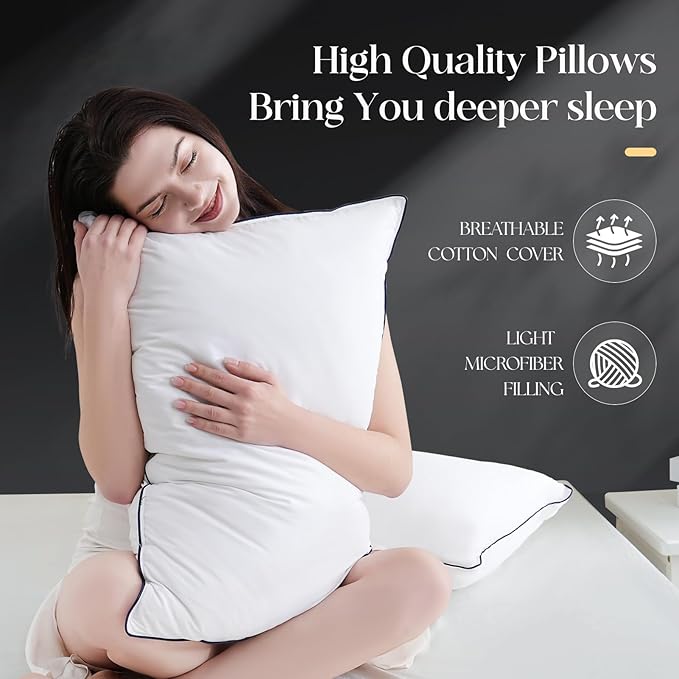 Bed Pillow - Queen - 2 Piece