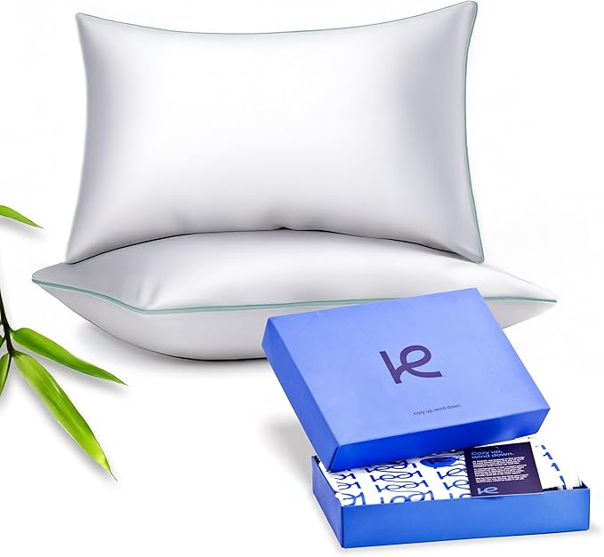 Bamboo Cooling Pillowcase Set - Queen - 2 Piece