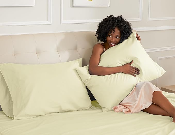 100% Cotton Pillowcase Set - Queen - 20 x 30 in - 2 Piece