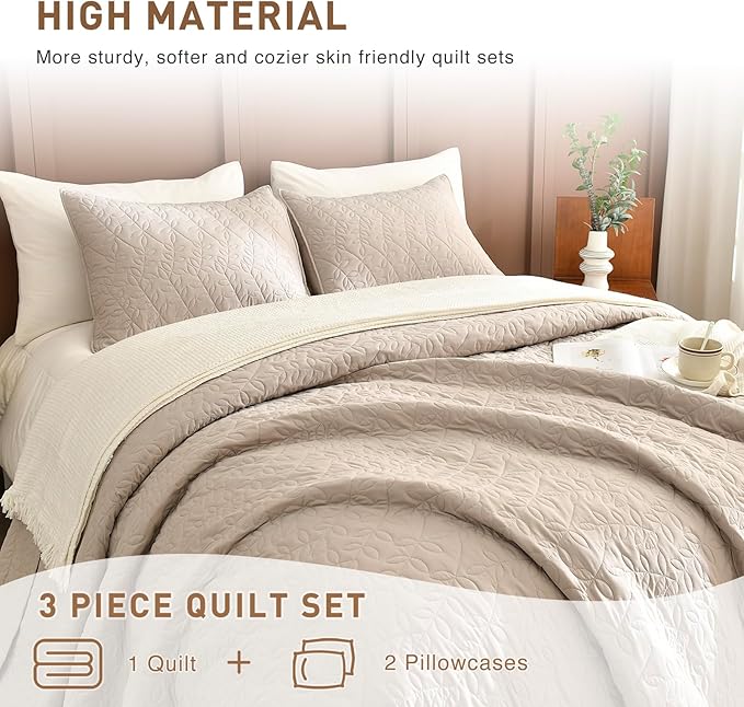 Linen Bedding Set - King - 3 Piece