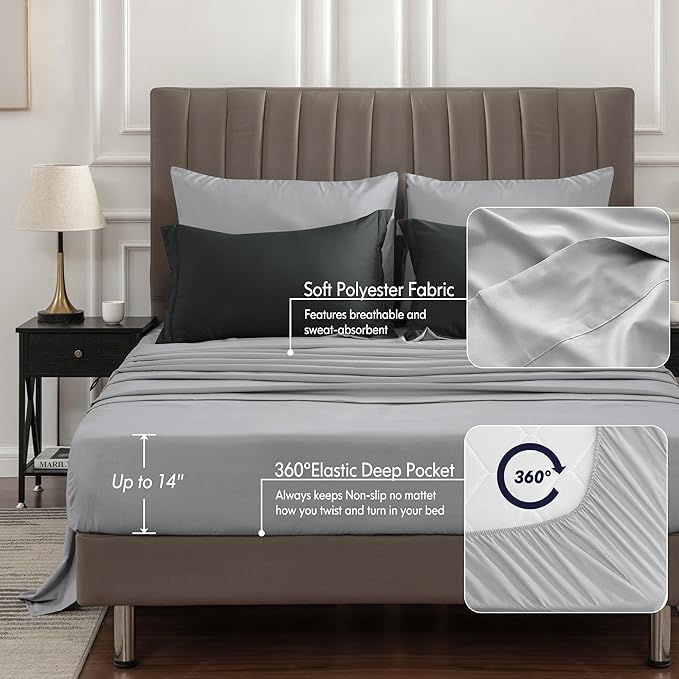 Microfiber Comforter Set - Full - 7 Piece