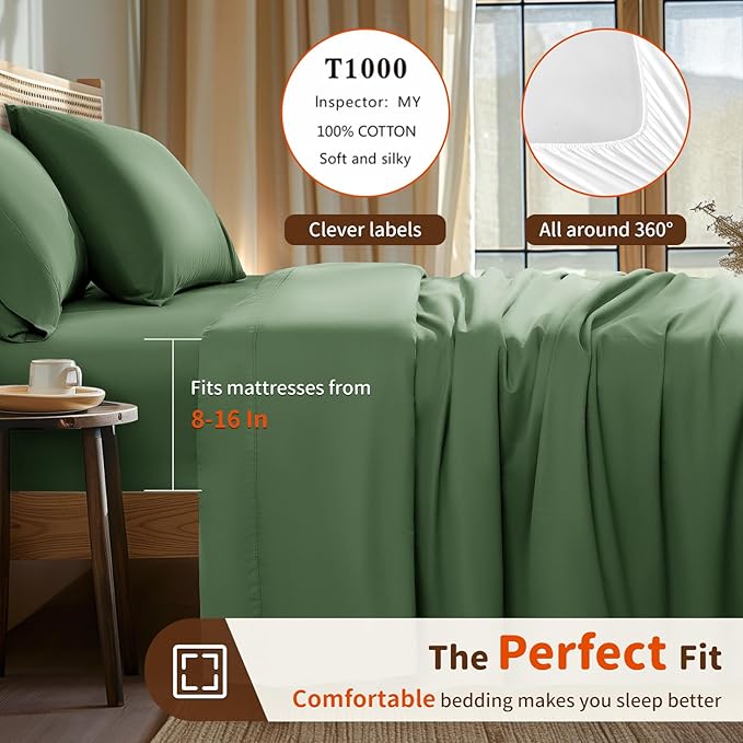Bed Sheet Set - King - 4 Piece
