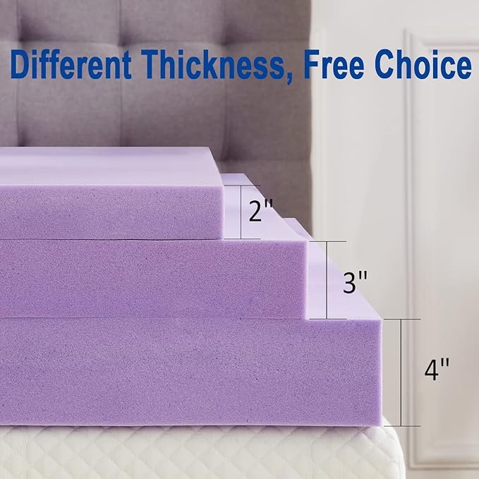 Memory Foam Mattress Topper - Twin XL