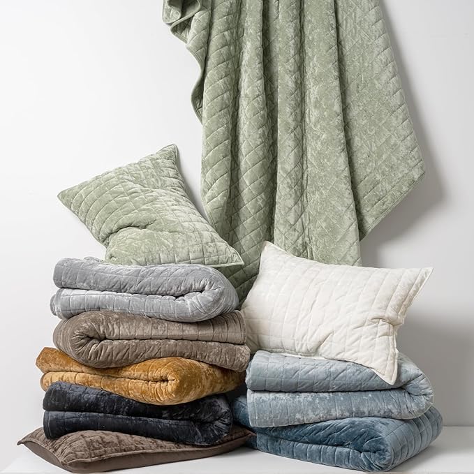 Velvet Quilt Set - Queen