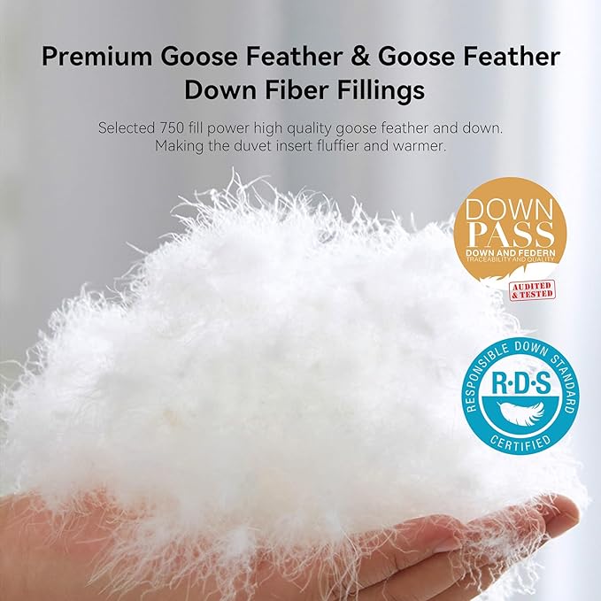 Duvets Down Comforter - Full - 82 x 86 in