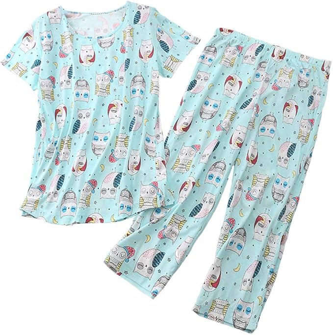 Women's Capri Pajama Set - 2 Piece
