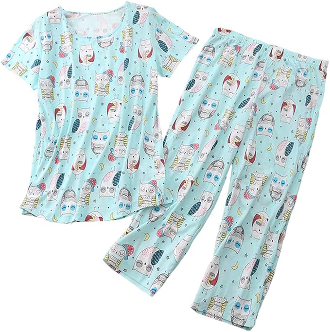 Women's Capri Pajama Set - 2 Piece