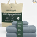 Linen Bed Sheet Set - King - 4 Piece