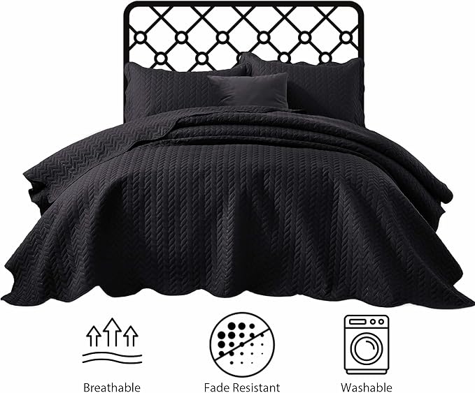 Microfiber Quilt Set - King - 8 Pack
