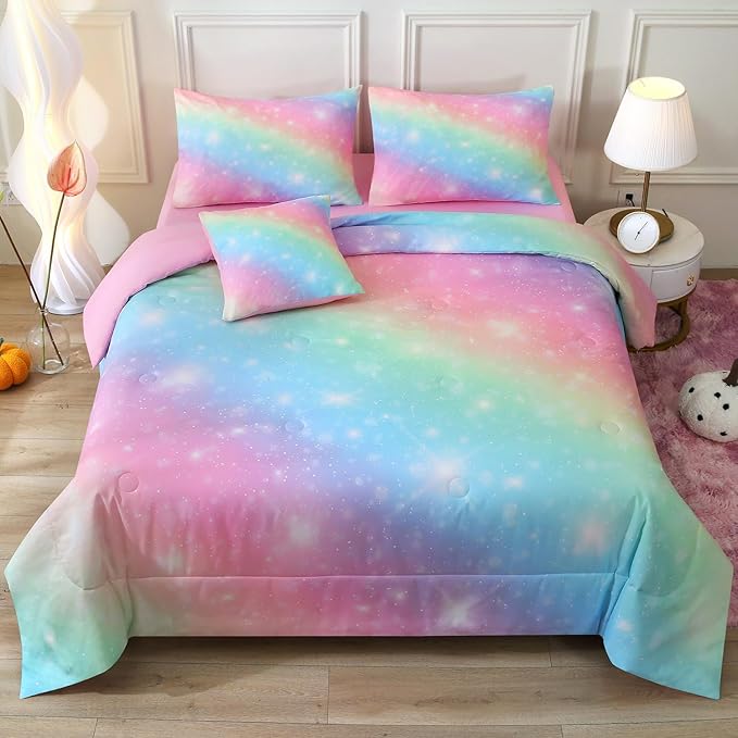 Microfiber Comforter Set - Twin - 6 Piece