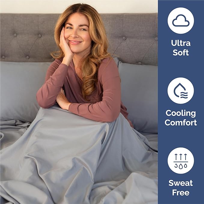 Cooling Bed Sheet Set - King - 6 Piece