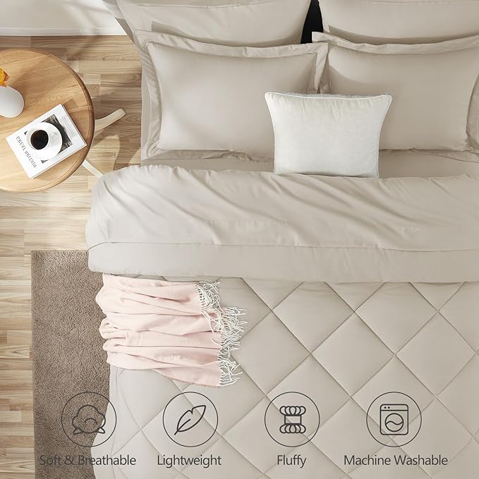 Down Alternative Comforter Set - Full - 7 Piece