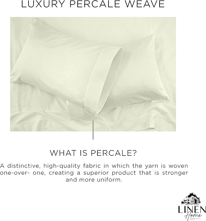 100% Cotton Pillowcase Set - Queen - 2 Piece
