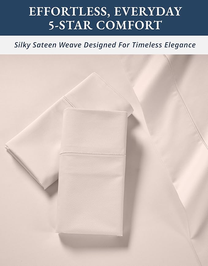 Linen Bed Sheet Set - King