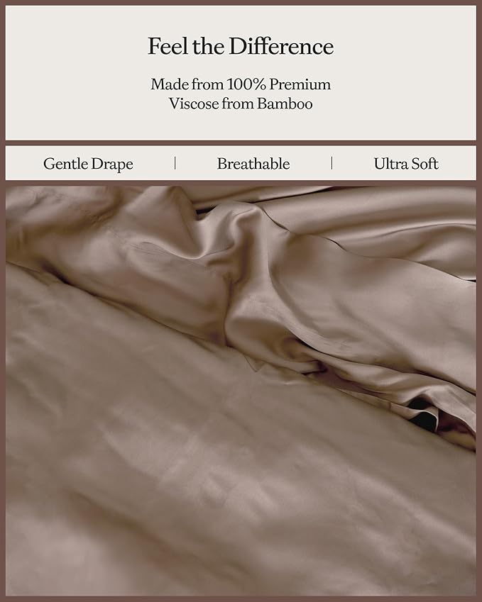 Bamboo Bed Sheet Set - Full - 4 Piece