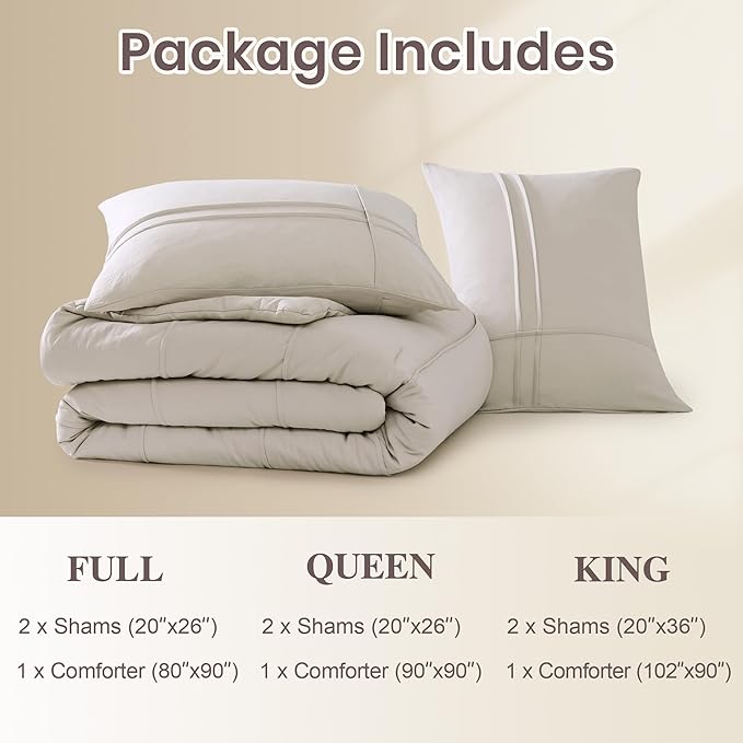 Comforter Set - Queen - 3 Piece