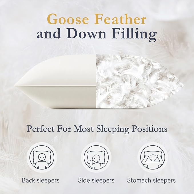 Bed Pillow - King - 2 Piece
