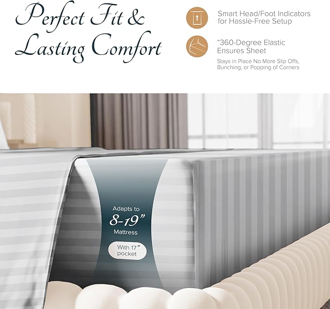 Linen Cooling Bed Sheet Set - King - 4 Piece