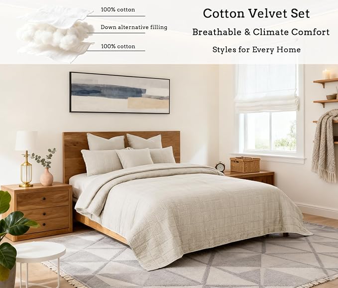 Quilt Set - Queen - 3 Piece