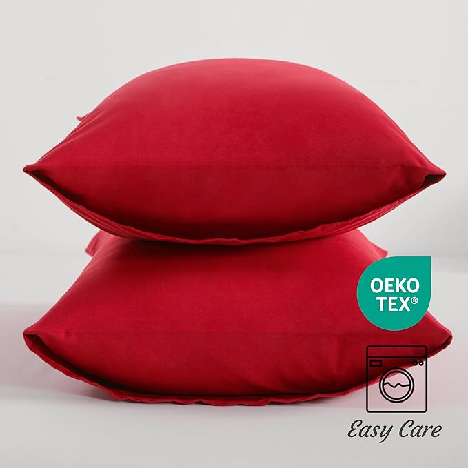 Microfiber Pillowcase Set - King - 20 x 36 in - 2 Pack - 2 Piece