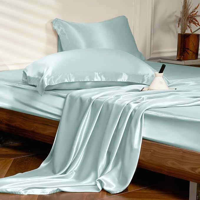 Mulberry Silk Bed Sheet Set - Queen - 4 Piece