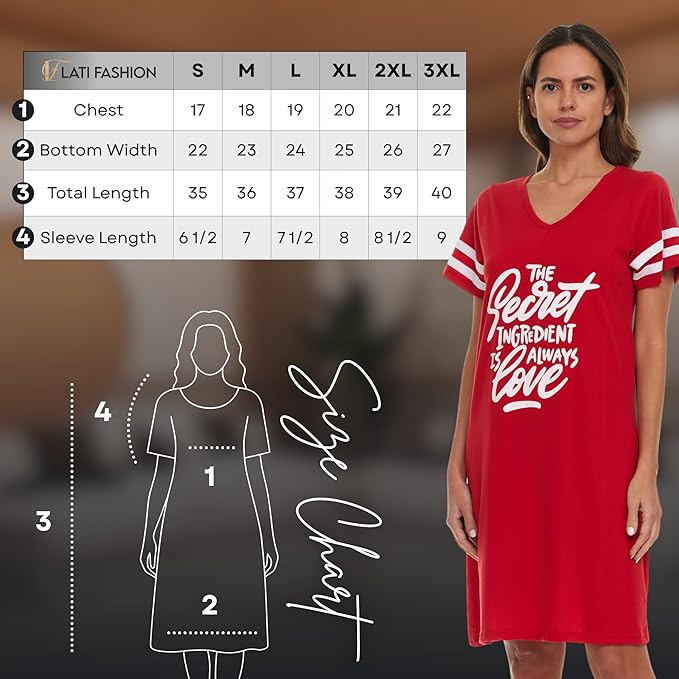 Women's Loungewear - Short Sleeve - 3 Pack