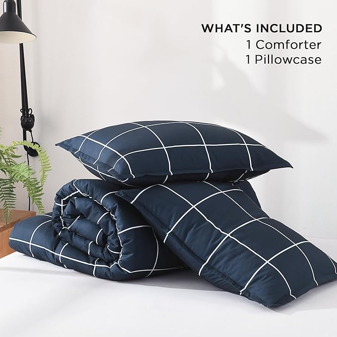 Microfiber Comforter Set - Twin - 66 x 90 in - 2 Piece