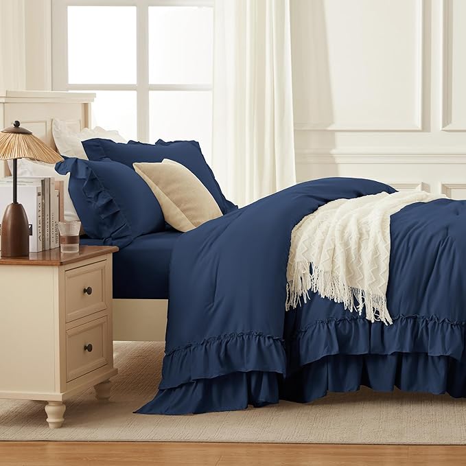 Microfiber Comforter Set - California King - 104 x 96 in - 3 Piece