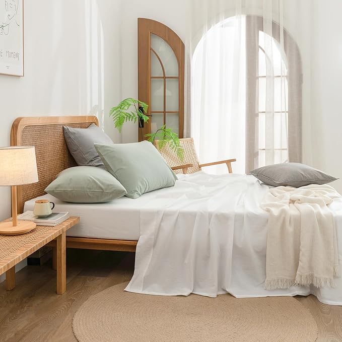 Linen Pillowcase Set - Queen - 20 x 30 in