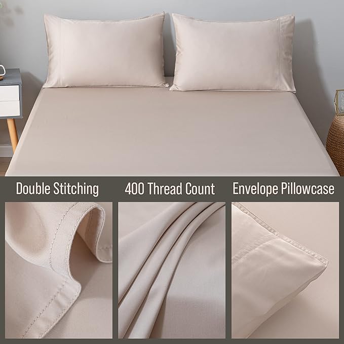 Bamboo Cooling Pillowcase Set - King - 2 Piece
