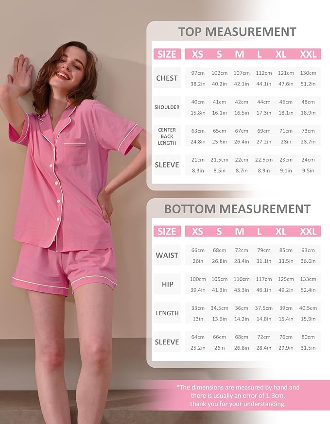 Women's 100% Cotton Pajama Set - 2 Piece