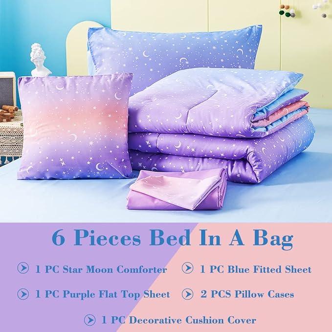 Comforter Set - Twin - 6 Piece