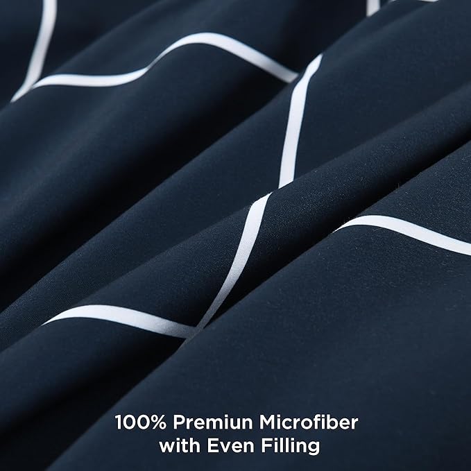 Microfiber Comforter Set - Queen - 90 x 90 in - 3 Piece