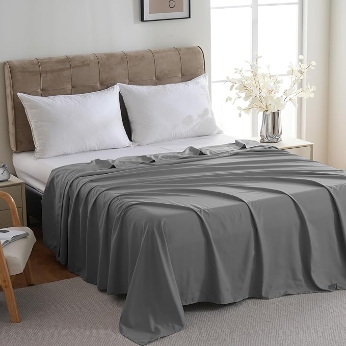 Microfiber Hypoallergenic Flat Sheet - Twin